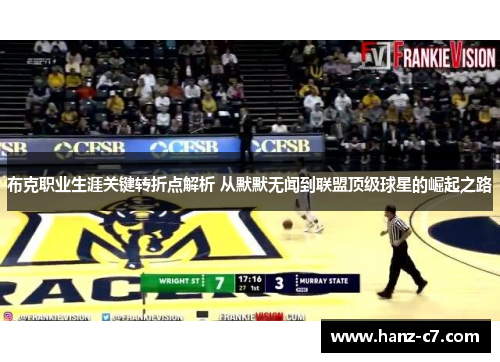 布克职业生涯关键转折点解析 从默默无闻到联盟顶级球星的崛起之路