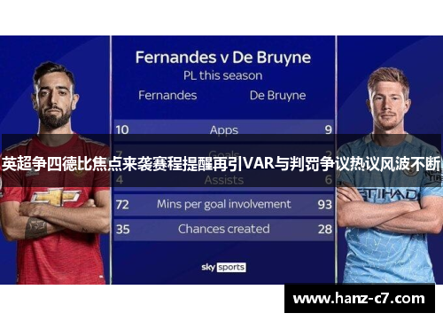 英超争四德比焦点来袭赛程提醒再引VAR与判罚争议热议风波不断